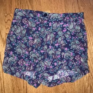 F21 Paisley Shorts